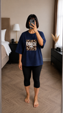 تیشرت زنانه لش طرح Coach پلنگی